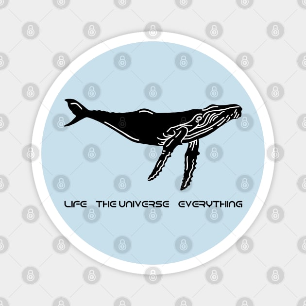 Life, The Universe, & Everything Magnet by Colonel JD McShiteBurger